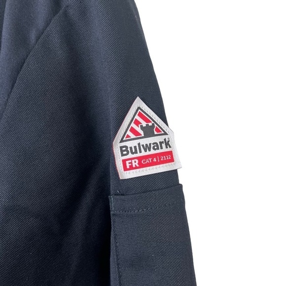 New Men’s Bulwark Flame Resistant 9 Oz Twill Cotton Excel Jacket Size S - Picture 2 of 11